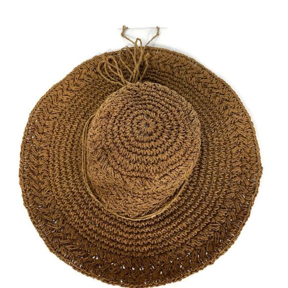Scala Collection 100% Straw/Toyo Sun Hat One Size - Picture 2 of 5